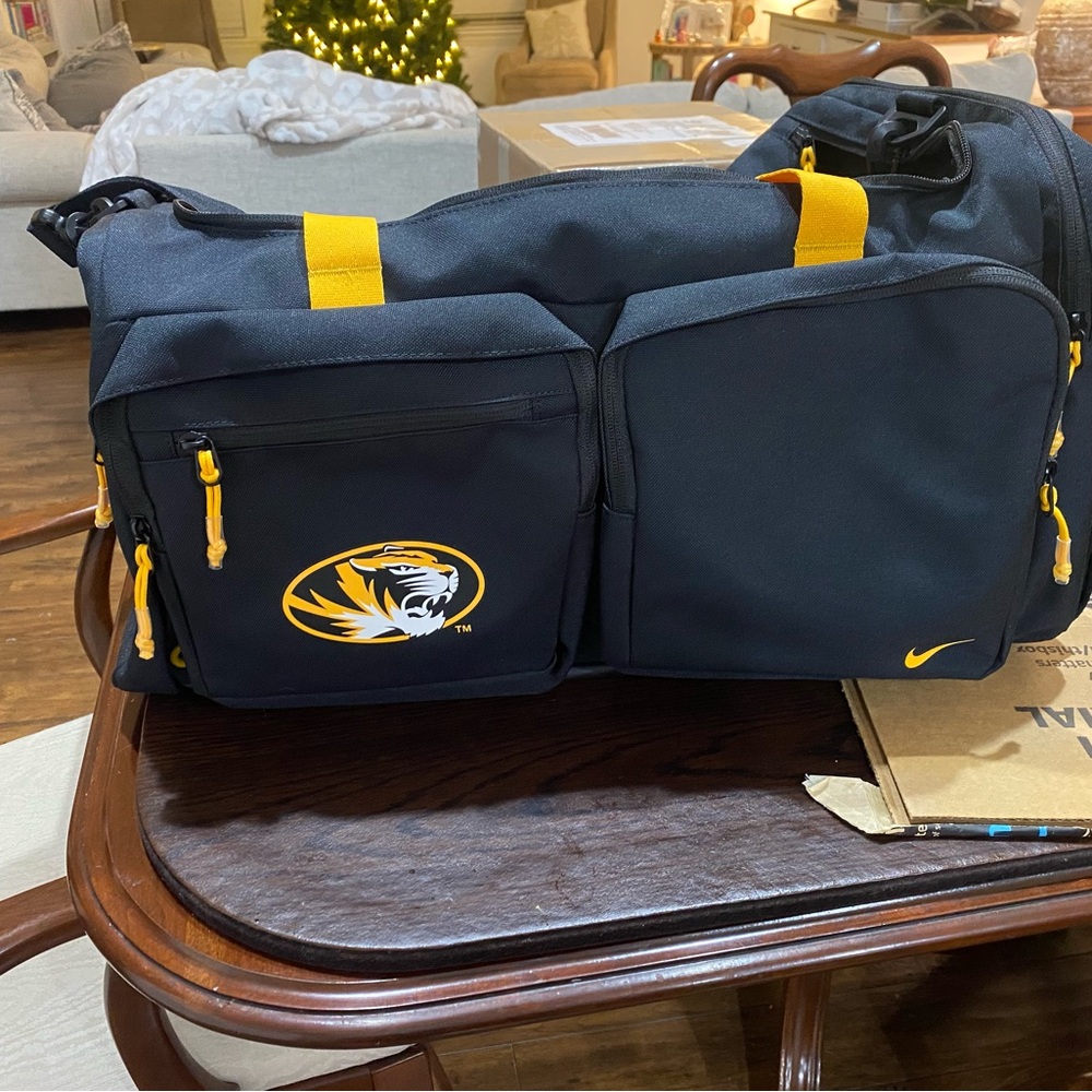 Nike Mizzou Duffel Bag.
